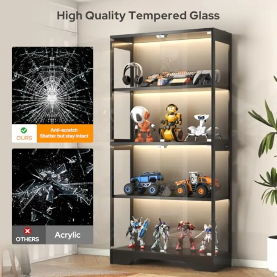 Vitrine com Portas de Vidro pa - Books avaliação e preço