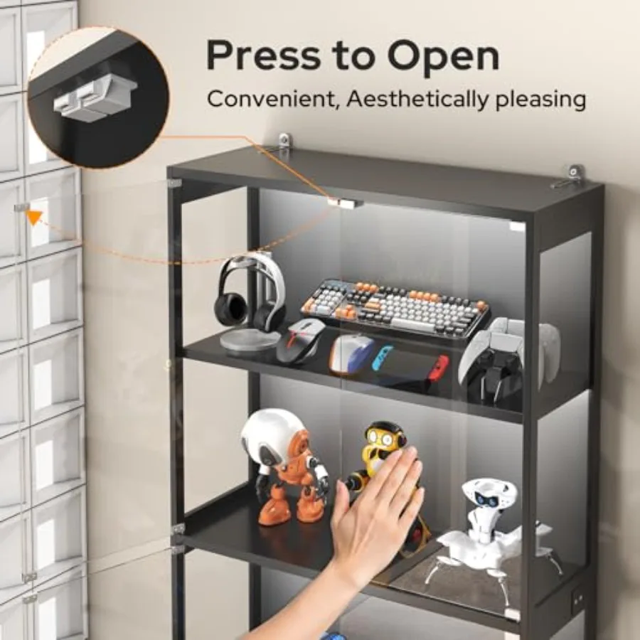 Vitrine com Portas de Vidro pa - Books avaliação e preço