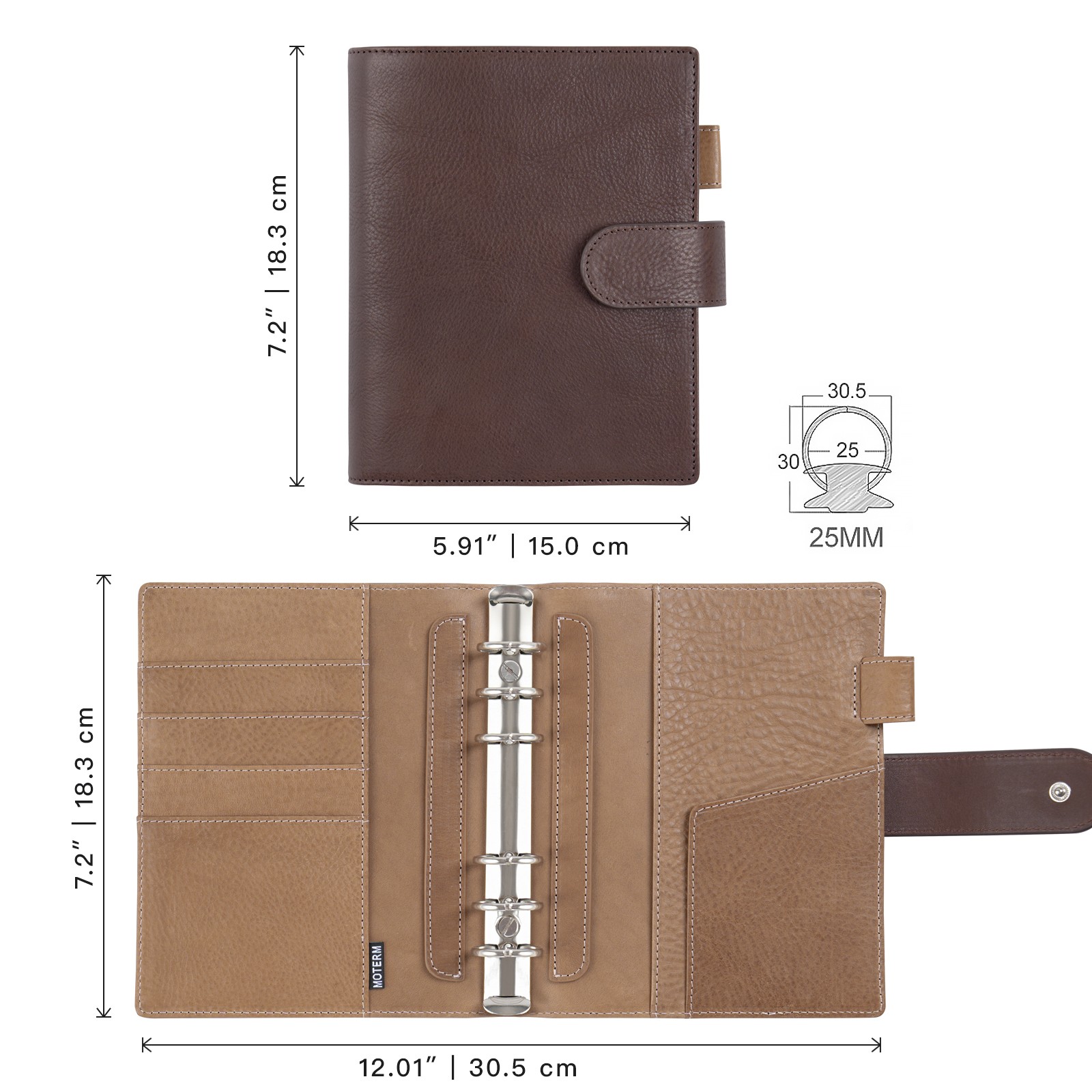 Moterm franklin covey tamanho  - Vintage Leather Journal Notebook avaliação e preço