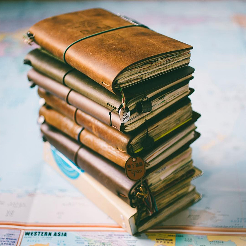 Capa de couro retro com defeit - Vintage Leather Journal Notebook avaliação e preço