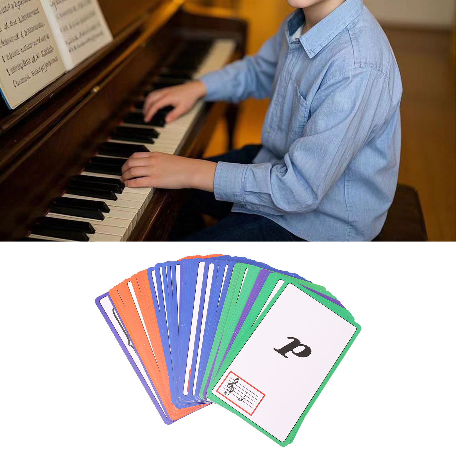 Cartões flash de música, codif - Blank Sheet Music Notebook avaliação e preço