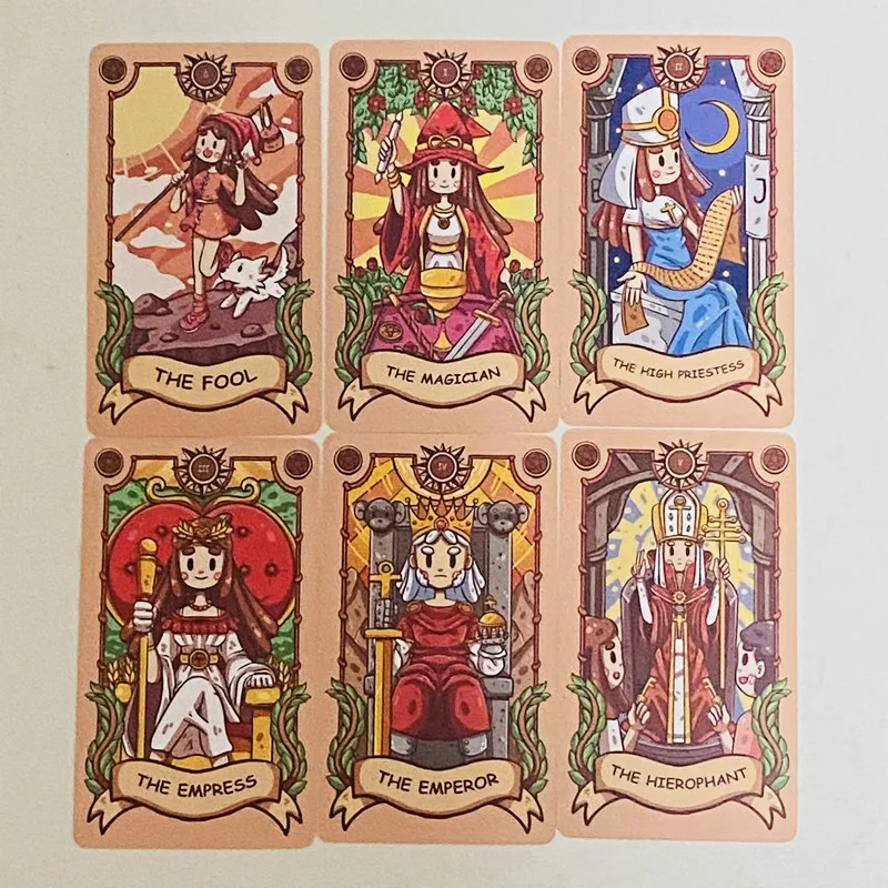 Cartas de tarô de viagem alegr - Tarot Deck With Guidebook avaliação e preço