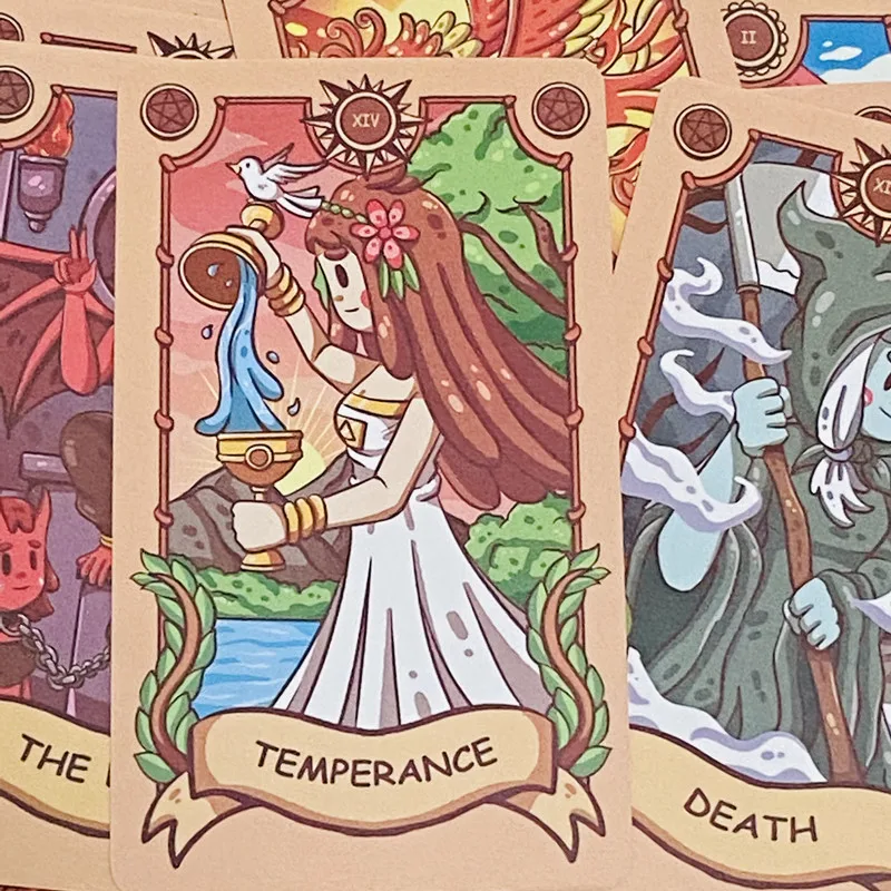 Cartas de tarô de viagem alegr - Tarot Deck With Guidebook avaliação e preço