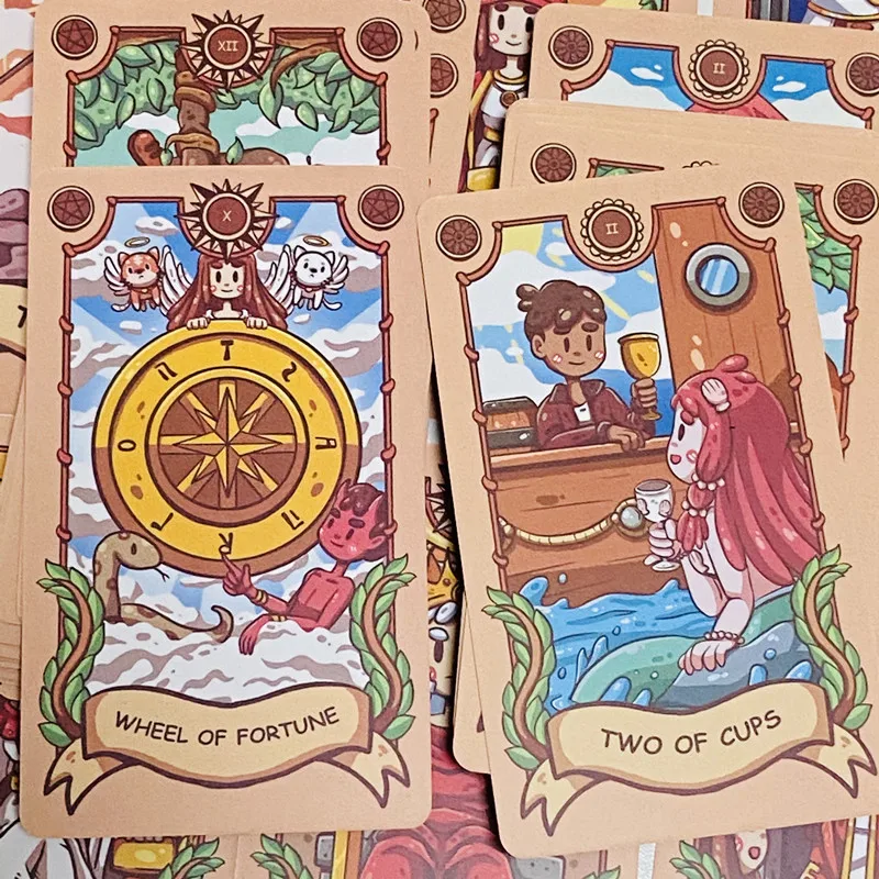 Cartas de tarô de viagem alegr - Tarot Deck With Guidebook avaliação e preço