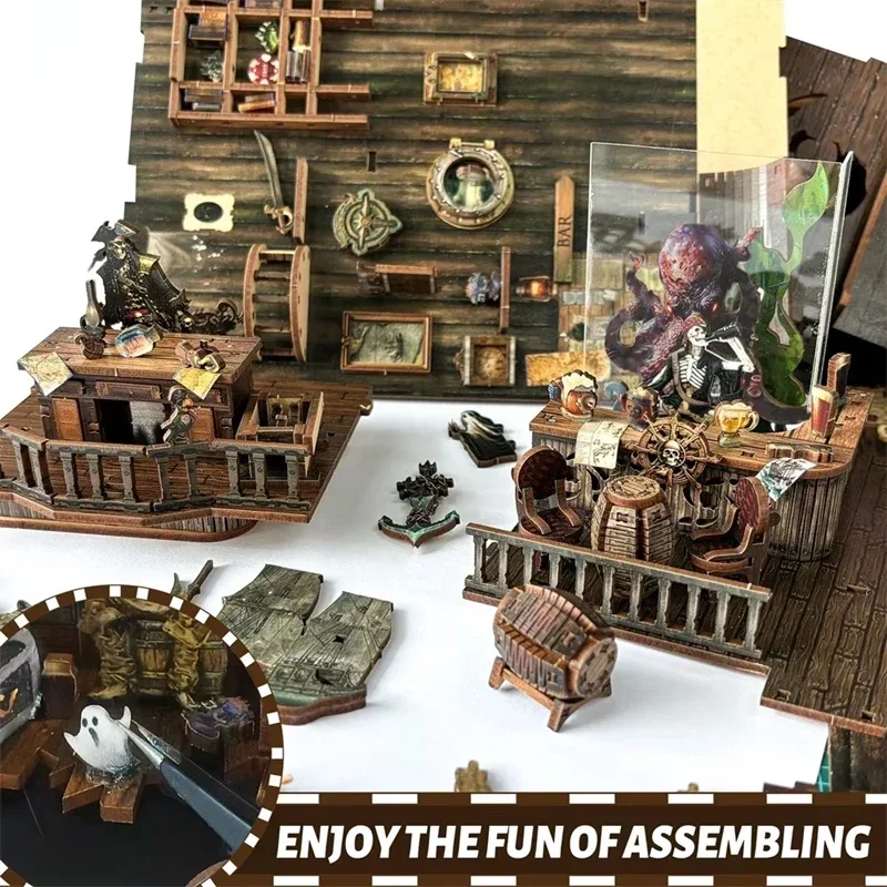 NOVO Kit DIY de Miniatura de M - Diy Wooden Book Nook Kit Shelf Insert avaliação e preço