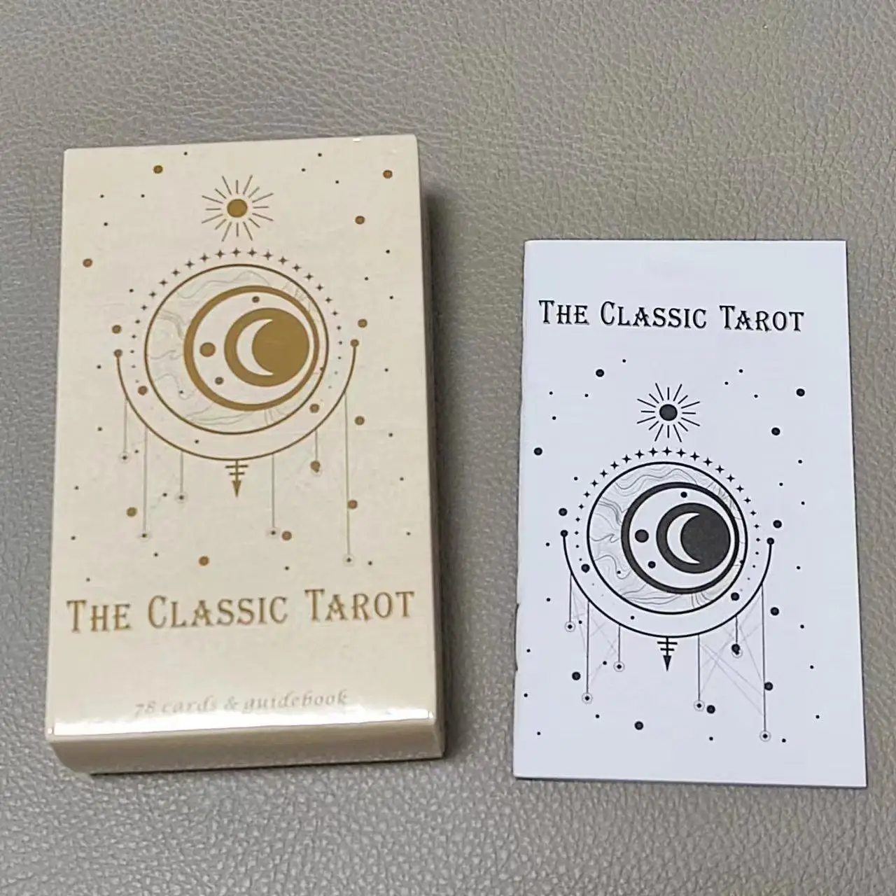 Os cartões de tarô clássicos c - Tarot Deck With Guidebook avaliação e preço