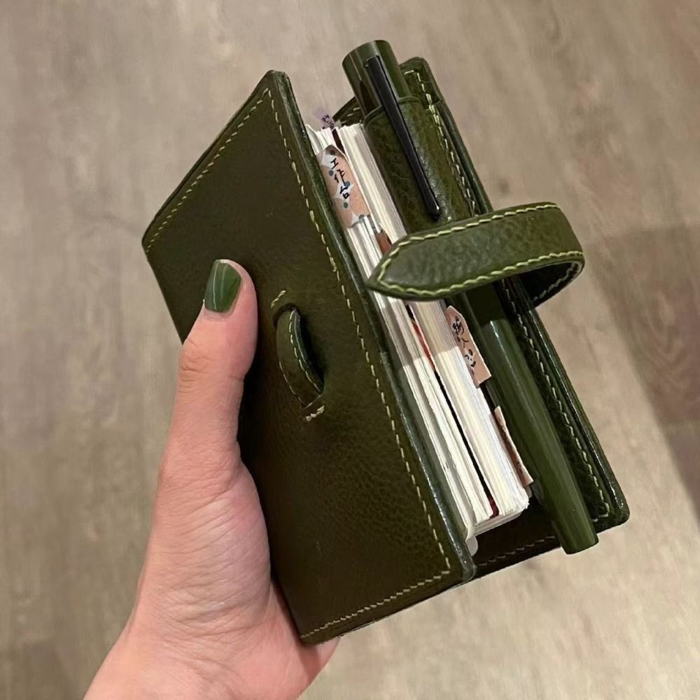 Novos Cadernos de Couro Verde  - Vintage Leather Journal Notebook avaliação e preço