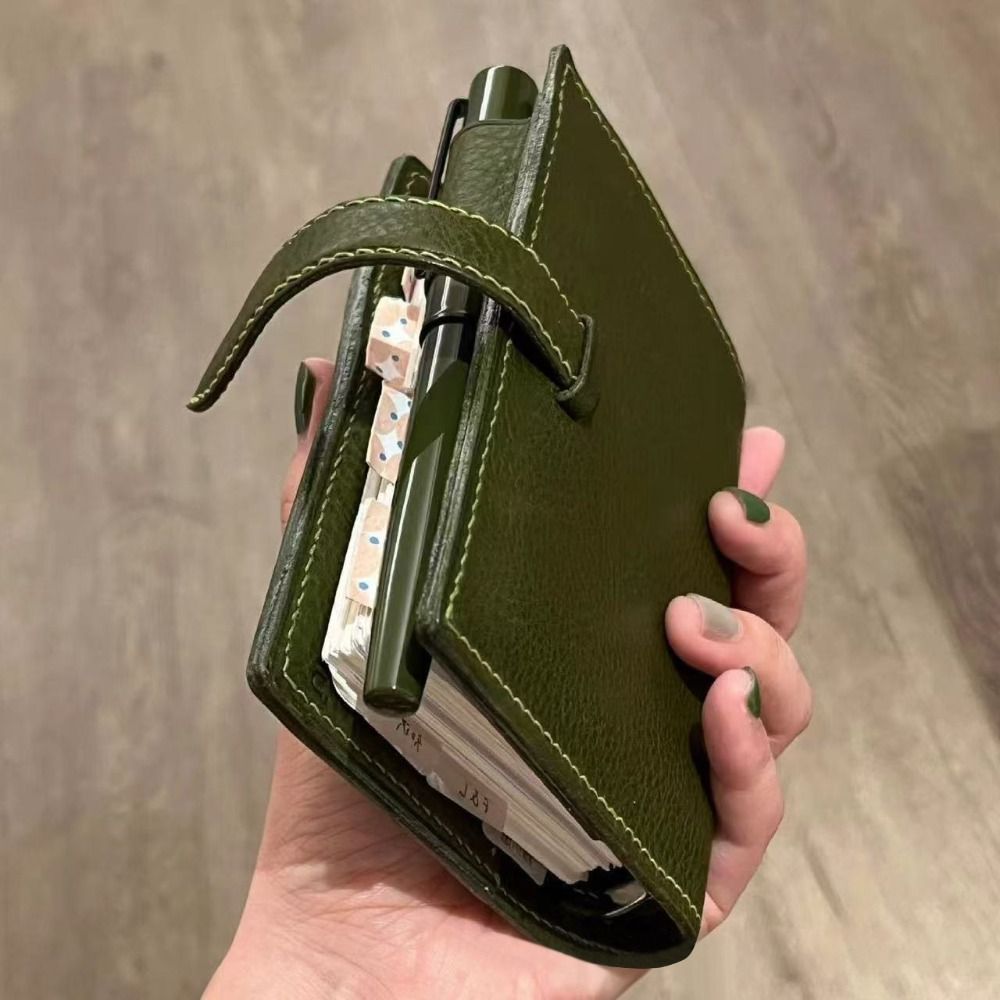 Novos Cadernos de Couro Verde  - Vintage Leather Journal Notebook avaliação e preço