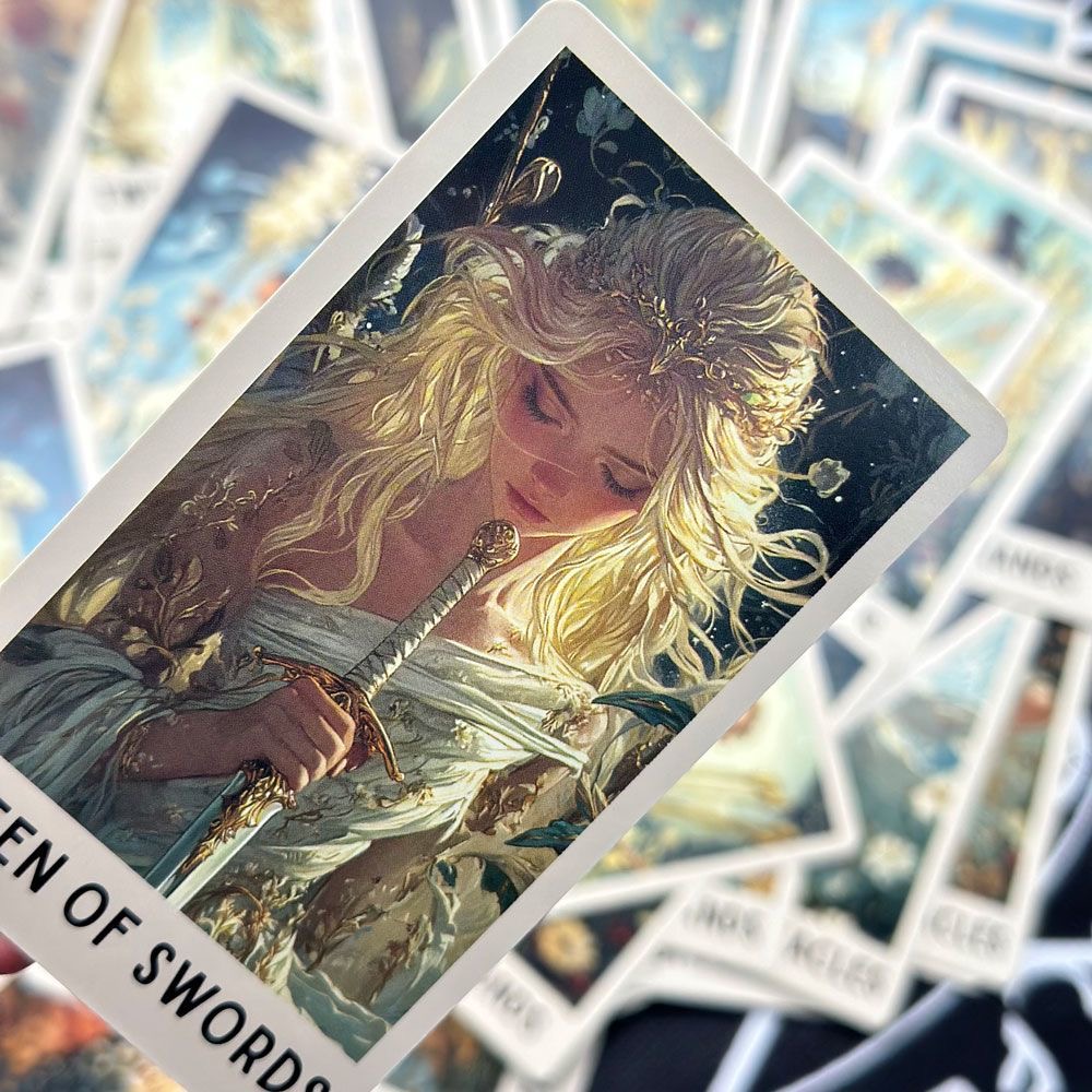 78 Cartas de Tarô Enigmatic Bl - Tarot Deck With Guidebook avaliação e preço