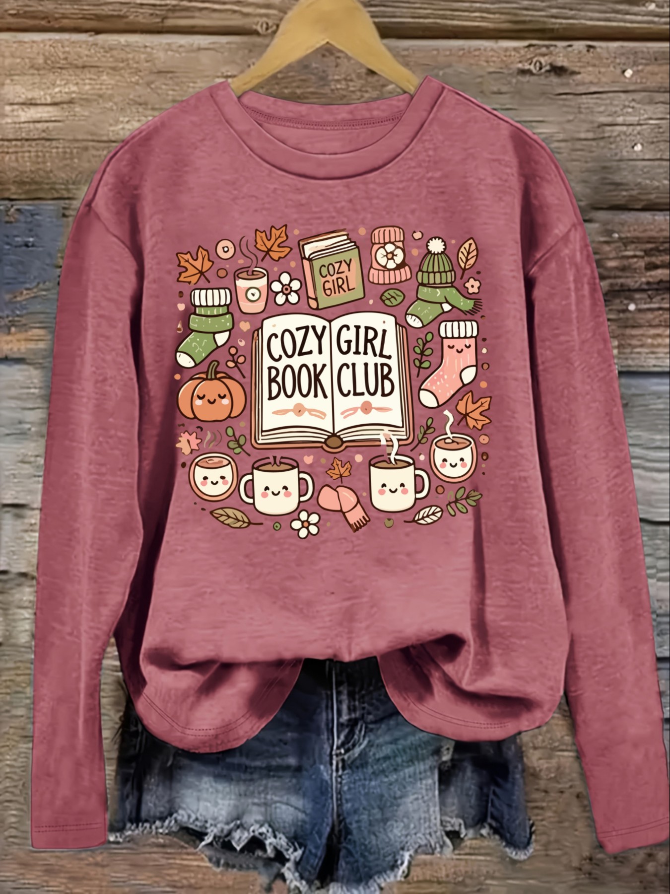 Camiseta Feminina Casual de Ma - Books avaliação e preço